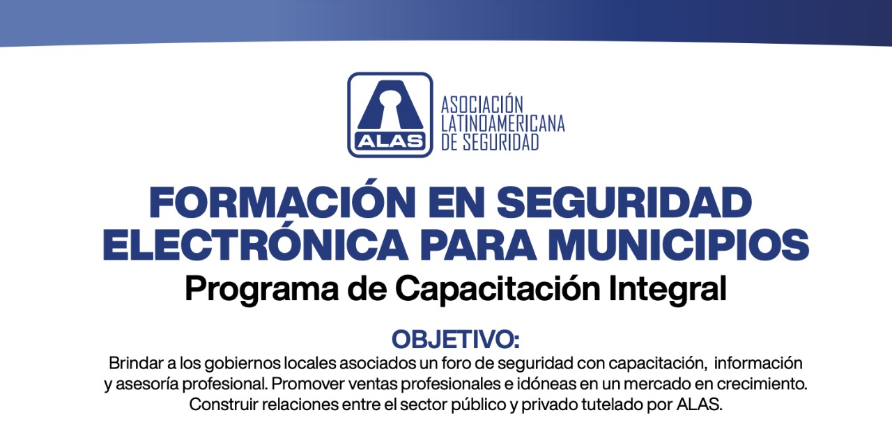 FORMACIÓN EN SEGURIDAD ELECTRÓNICA PARA MUNICIPIOS