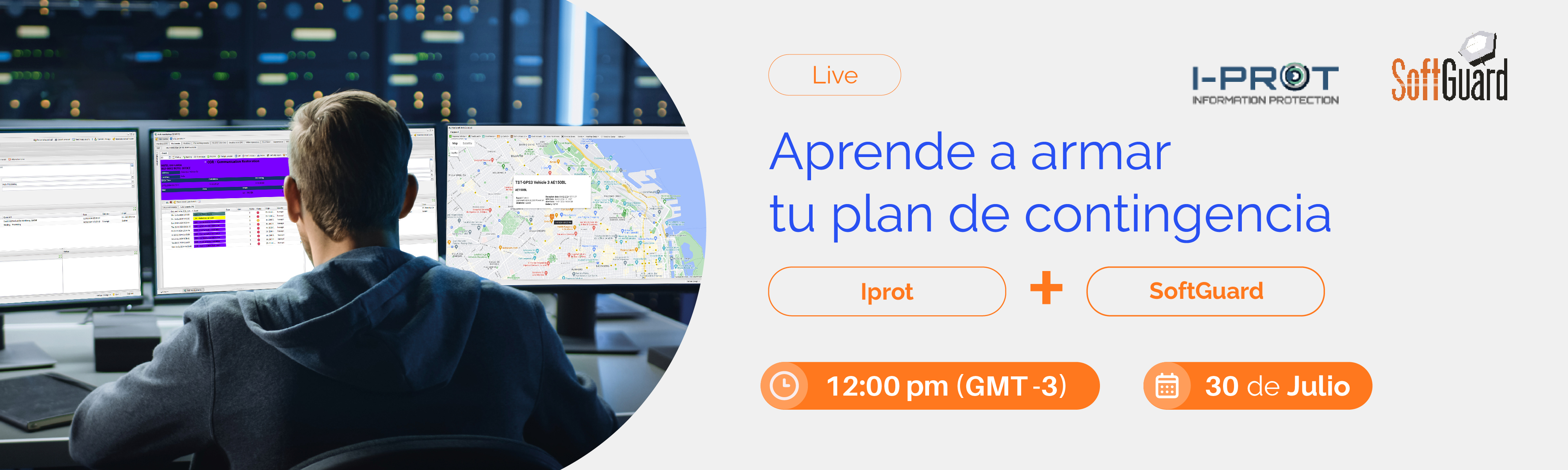 TALLER LIVE: ARMA TU PLAN DE CONTINGENCIA JUNTO IPROT & SOFTGUARD